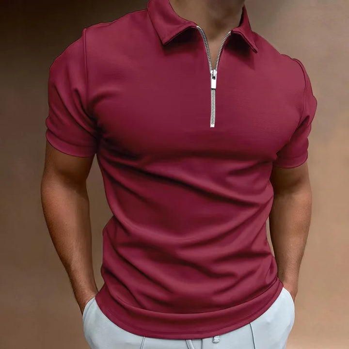 Dylan™ | Stylish Zip-up Polo for Effortless Casual Days