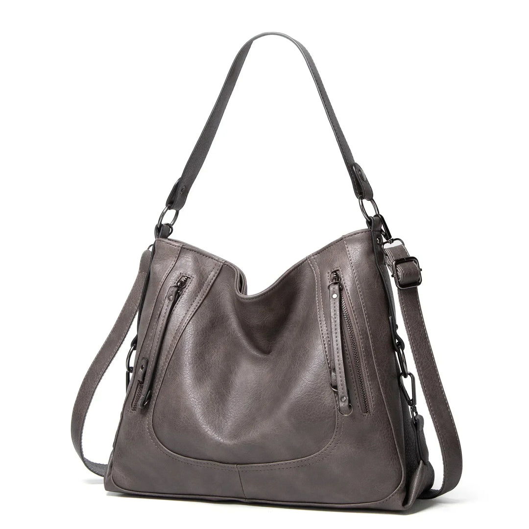 Chic Priscilla Casual Leather Tote