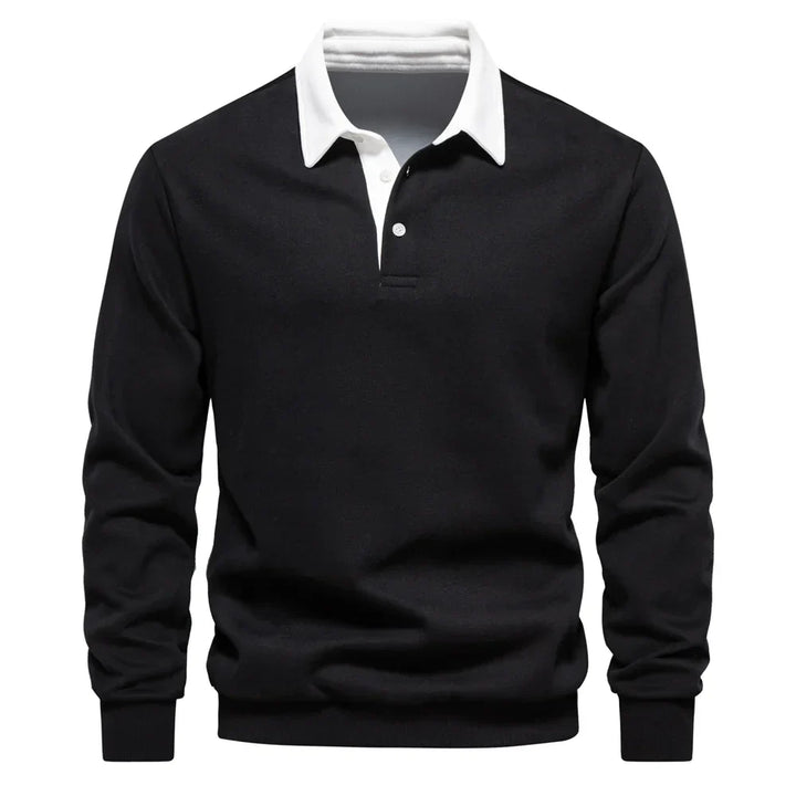 Darren™ | Classic Elegance Polo Sweater