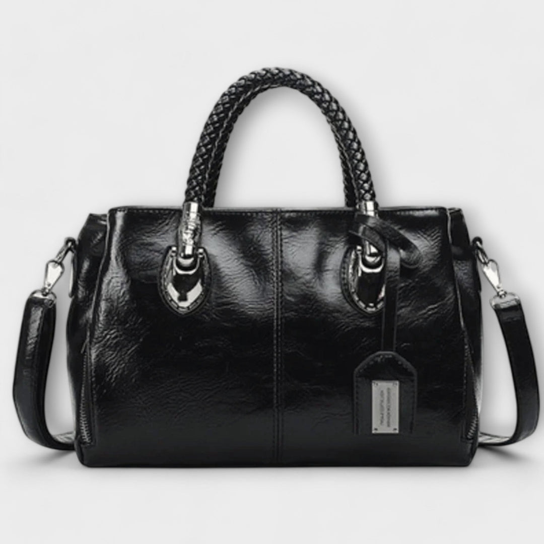 Lucy - Elegant Leather Duffel Bag