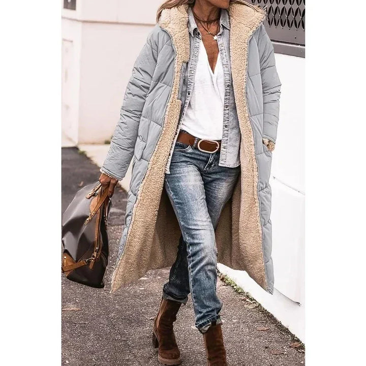 Ava - Oversized Sherpa-Lined Winter Coat