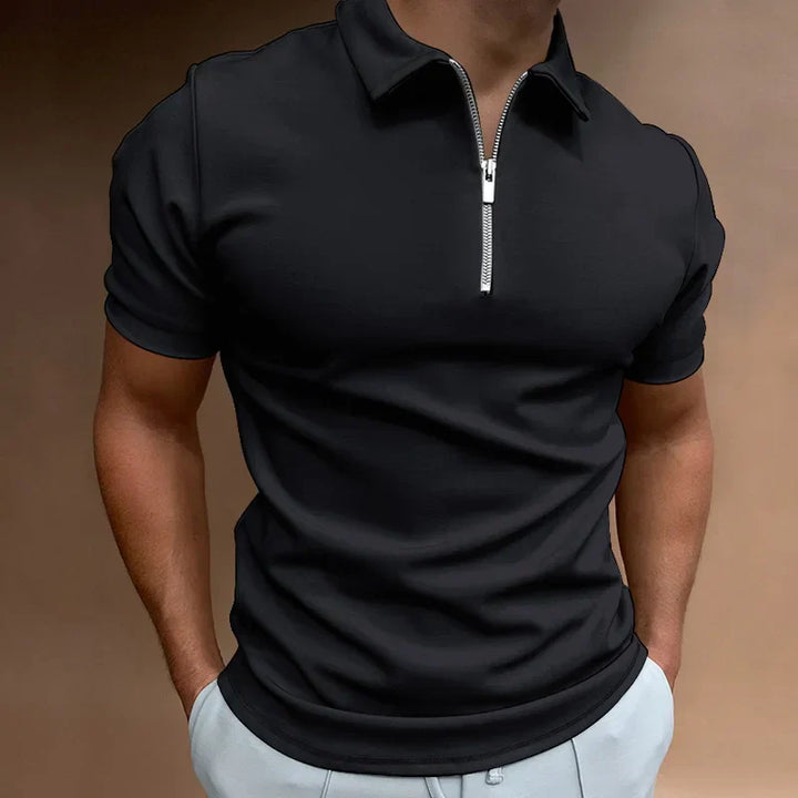 Dylan™ | Stylish Zip-up Polo for Effortless Casual Days