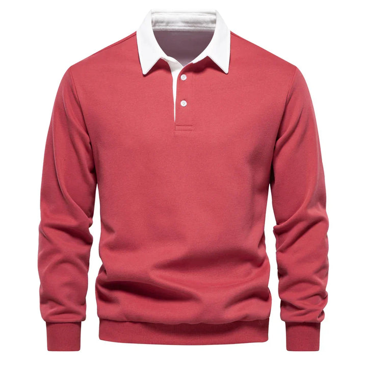 Darren™ | Classic Elegance Polo Sweater