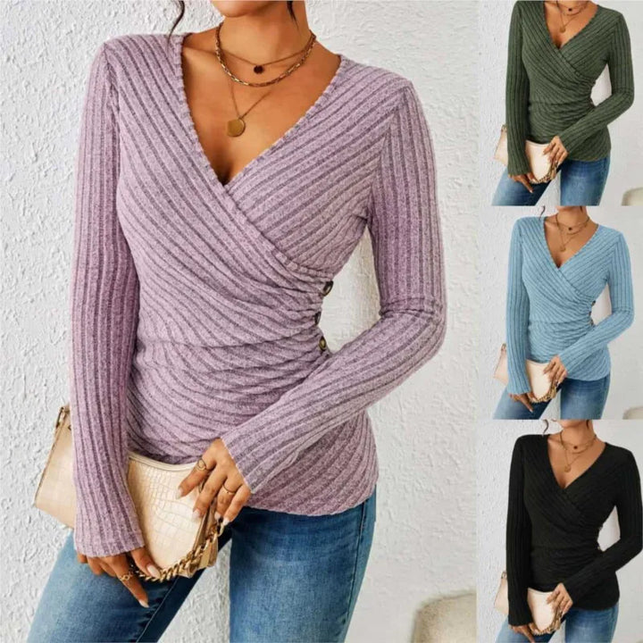 Emily - Tummy-Tucking Long Sleeve Top