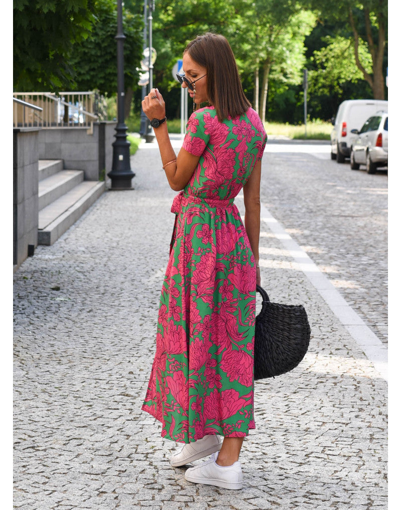 NADIA - Chic Printed Dress for Effortless Elegance