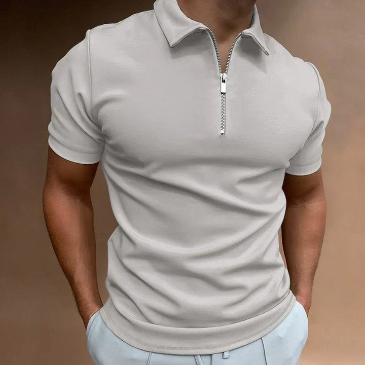 Dylan™ | Stylish Zip-up Polo for Effortless Casual Days