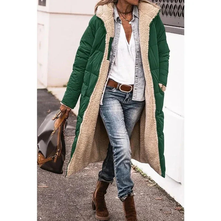 Ava - Oversized Sherpa-Lined Winter Coat