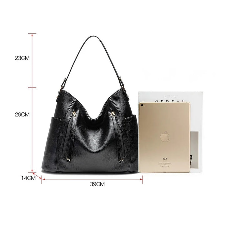 Sleek and Stylish Leather Handbag - BLANCHE Collection