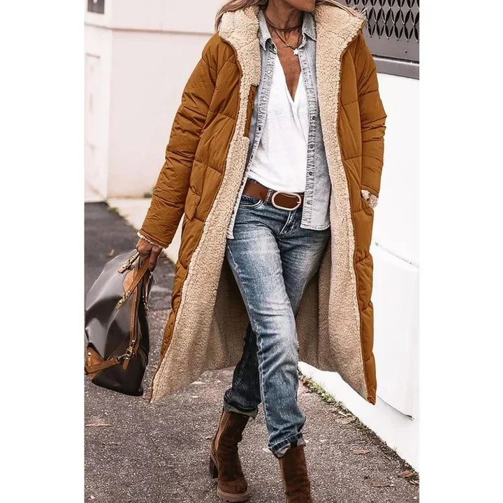 Ava - Oversized Sherpa-Lined Winter Coat