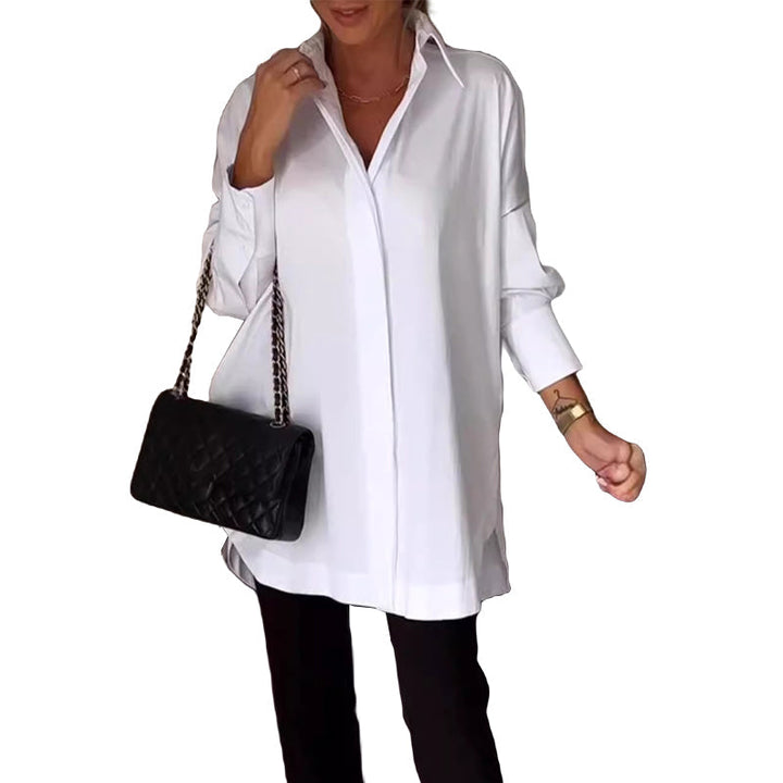 Brooke™ - Stylish Women's Lapel Shirt for Effortless Elegance