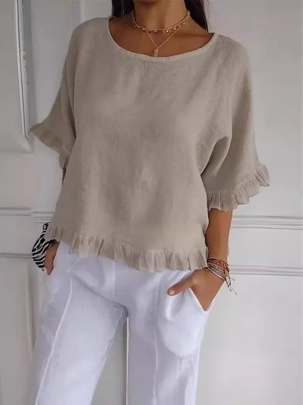 Chic Sia Linen Shirt for Effortless Style