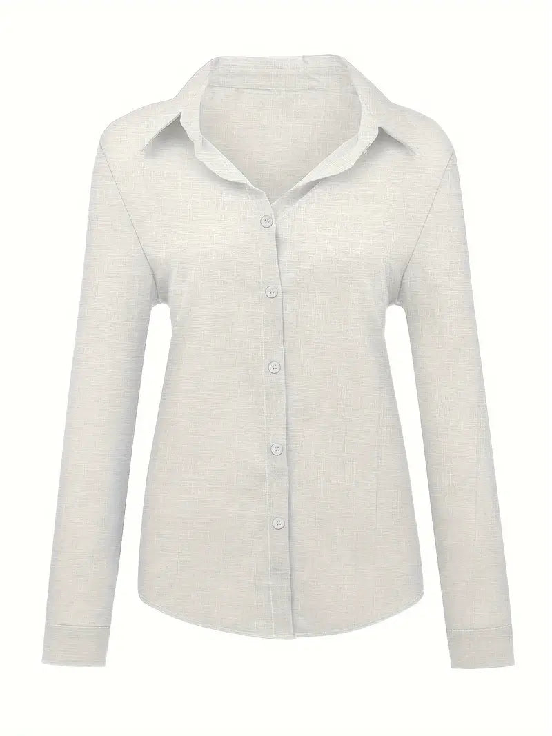 Gracie™ - Timeless Classic Button-Up Shirt