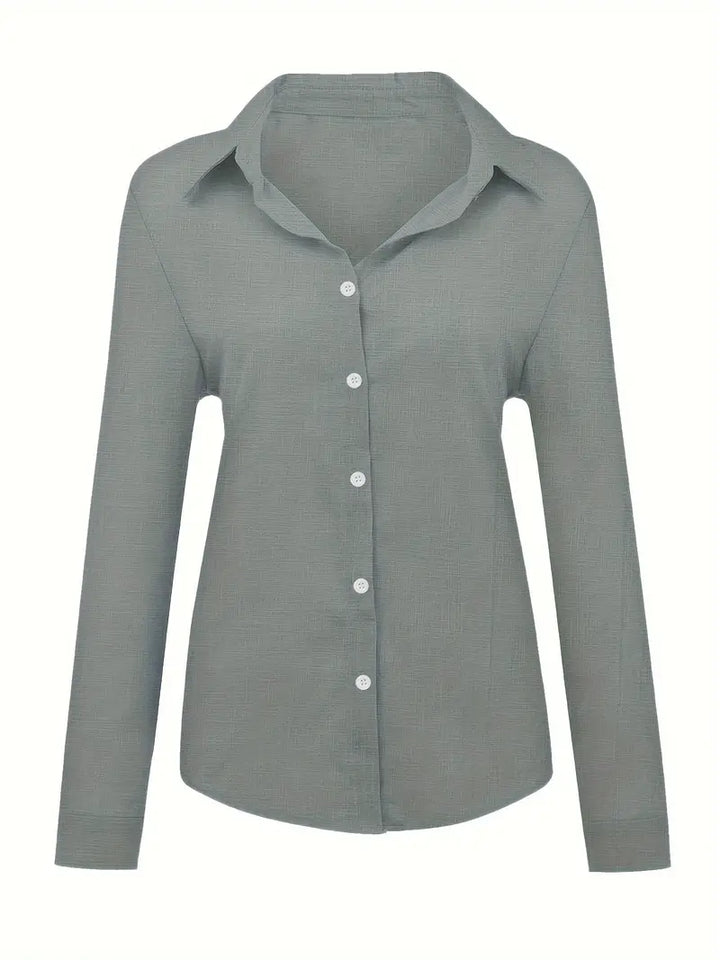 Gracie™ - Timeless Classic Button-Up Shirt