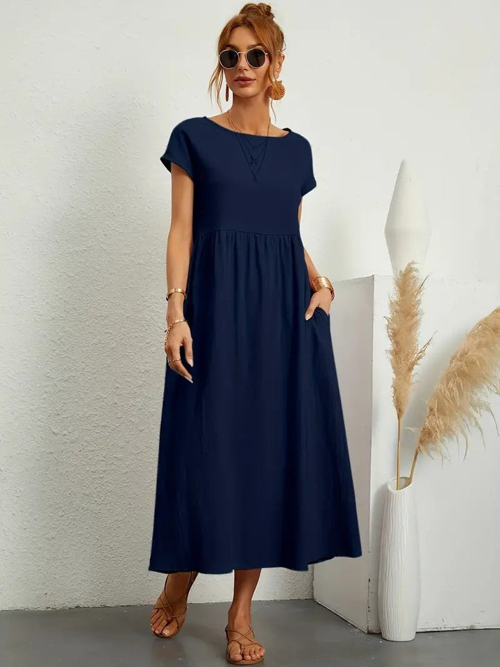 Chic ELISA Dress Featuring Convenient Pockets