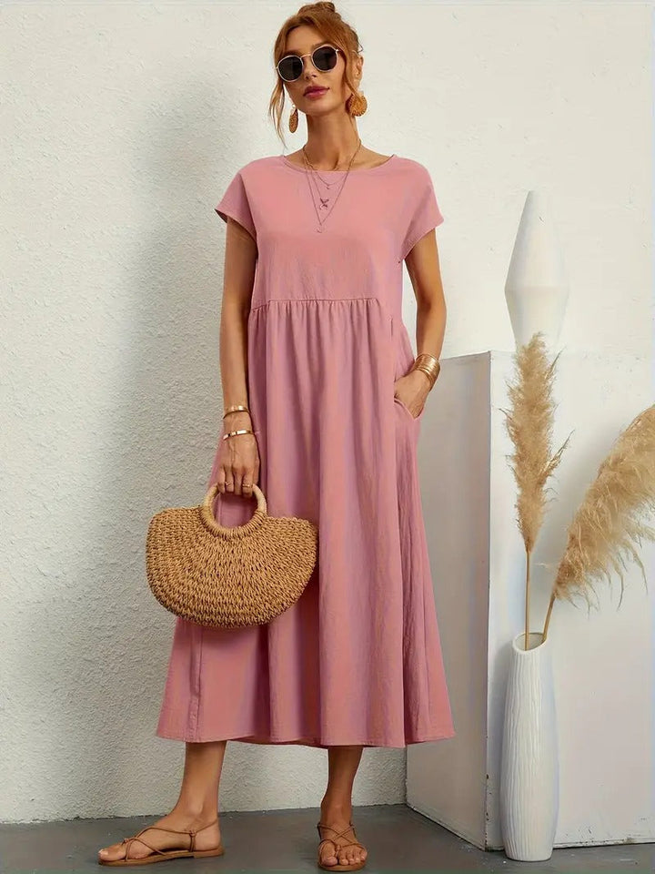 Chic ELISA Dress Featuring Convenient Pockets