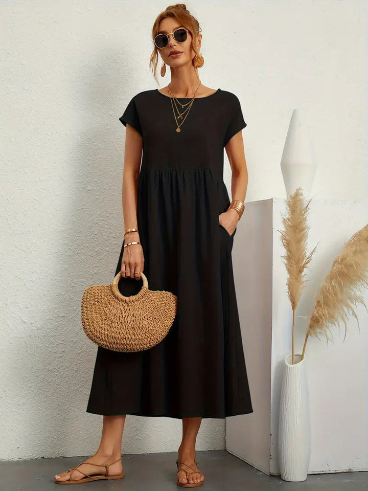 Chic ELISA Dress Featuring Convenient Pockets