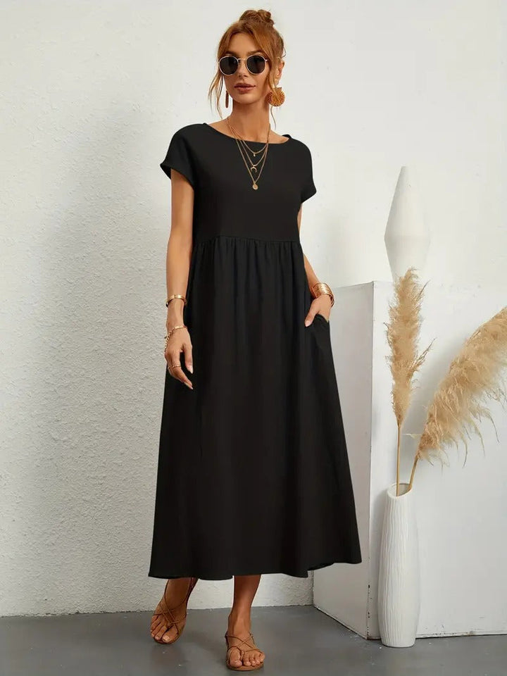 Chic ELISA Dress Featuring Convenient Pockets