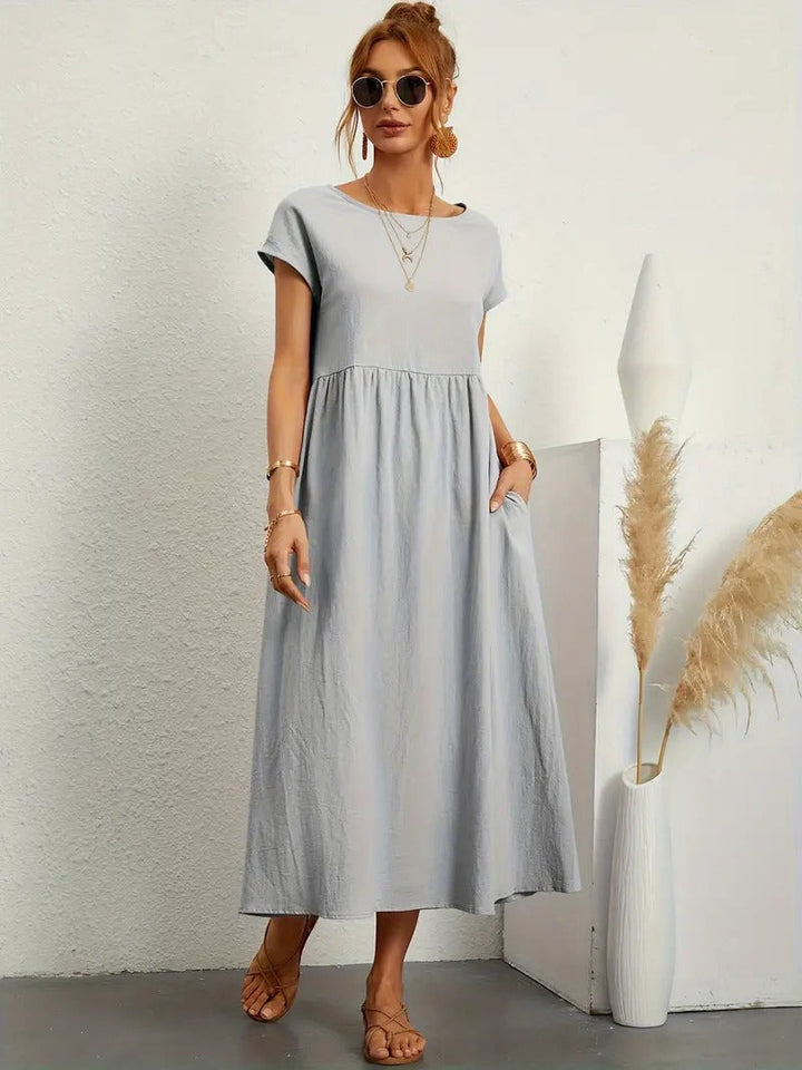 Chic ELISA Dress Featuring Convenient Pockets