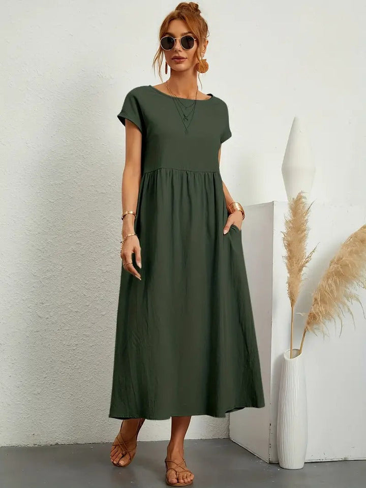 Chic ELISA Dress Featuring Convenient Pockets