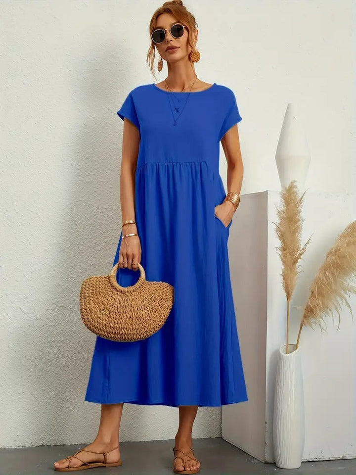 Chic ELISA Dress Featuring Convenient Pockets