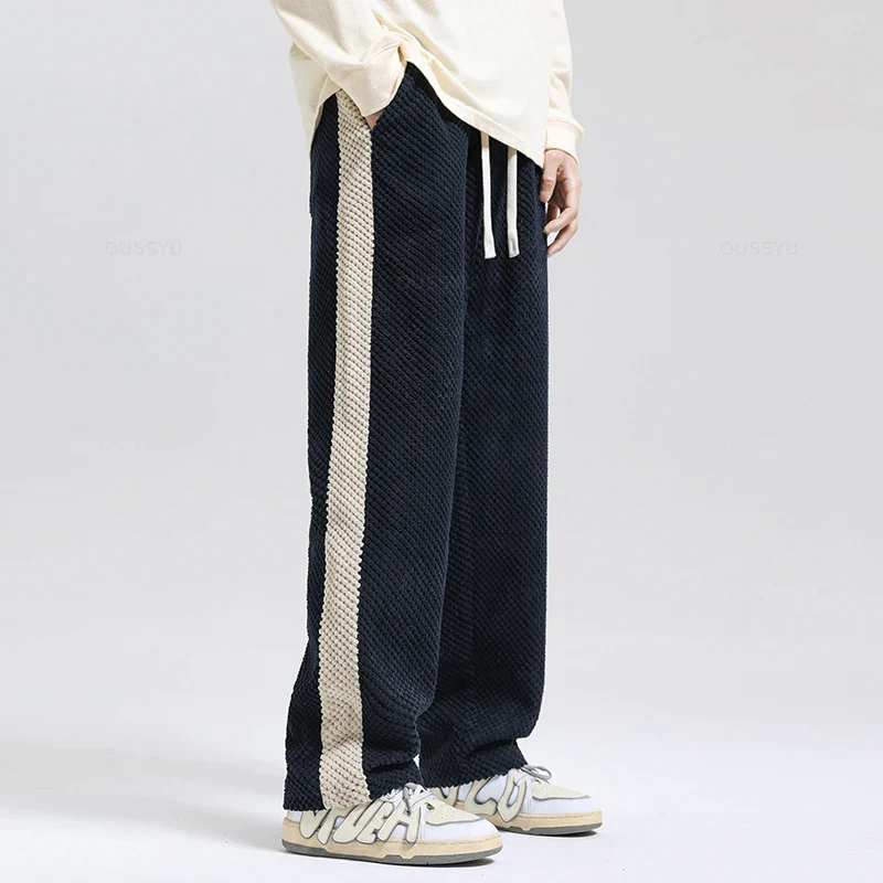 Cozy Waffle Corduroy Joggers for Ultimate Comfort