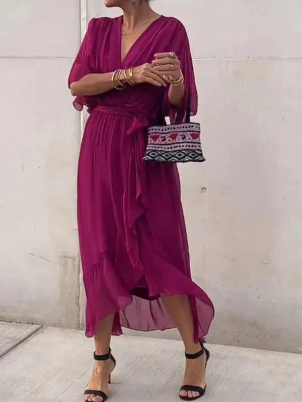 Aurora - Midi Dress with Wrap Design