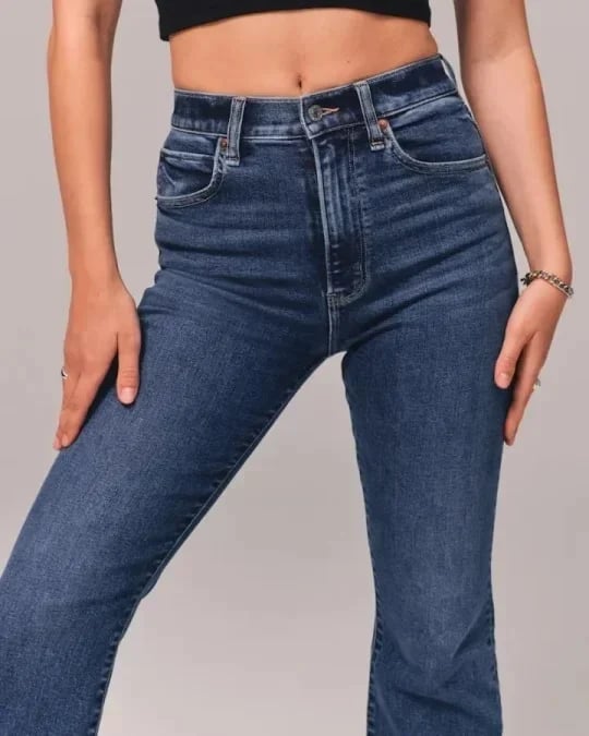 Vicki - Stretch High Waisted Flared jeans
