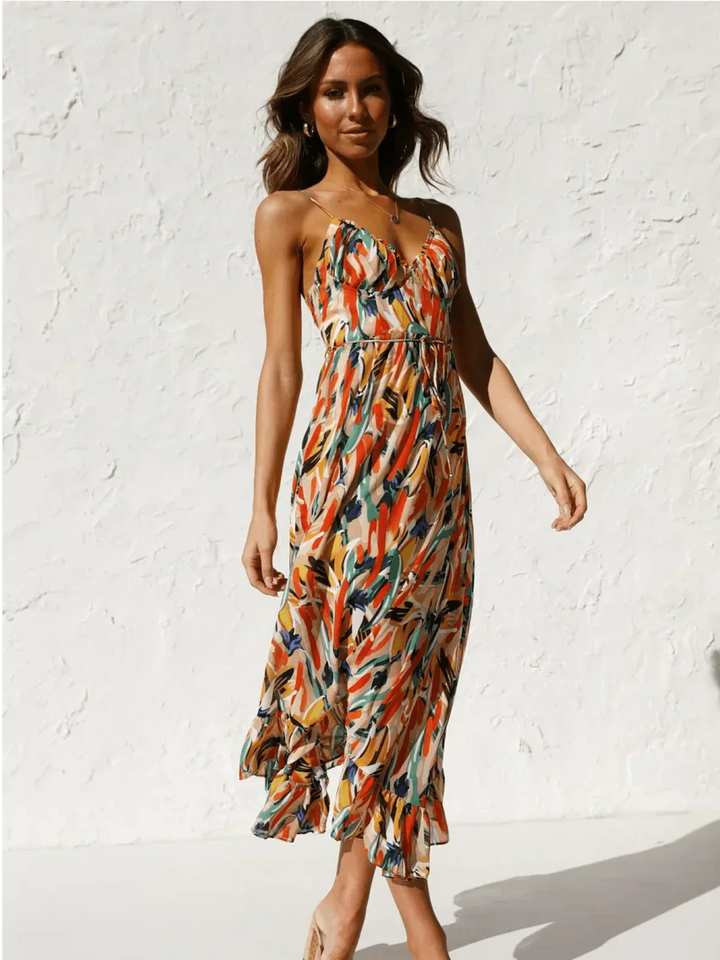 Vibrant CHIARA MIDI DRESS for a Stylish Look