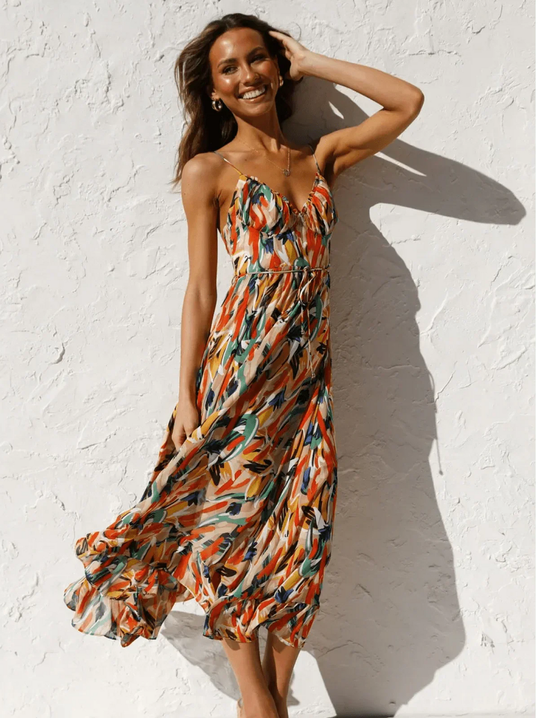 Vibrant CHIARA MIDI DRESS for a Stylish Look