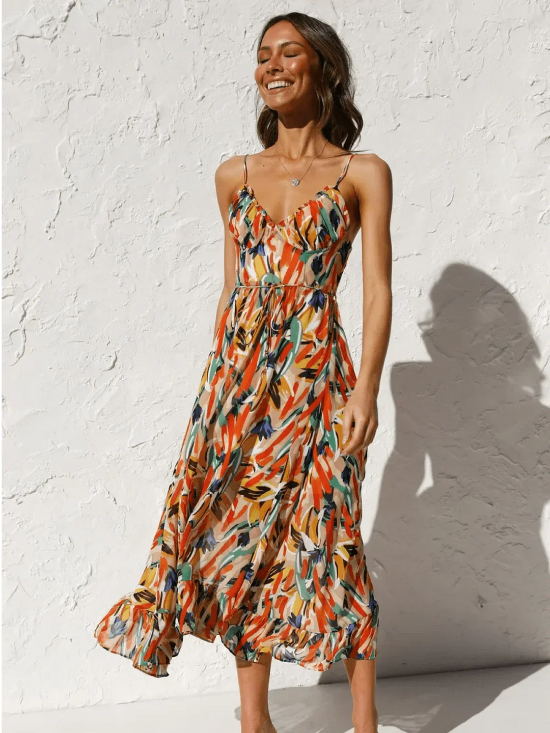 Vibrant CHIARA MIDI DRESS for a Stylish Look