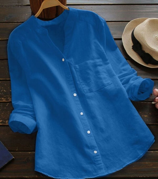 Colette™ - Effortlessly Chic Loose-Fit Shirt