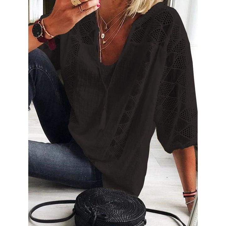 Rita™ | Chic Boho Blouse with Beautiful Crochet Details