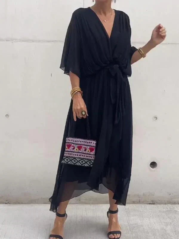 Aurora - Midi Dress with Wrap Design