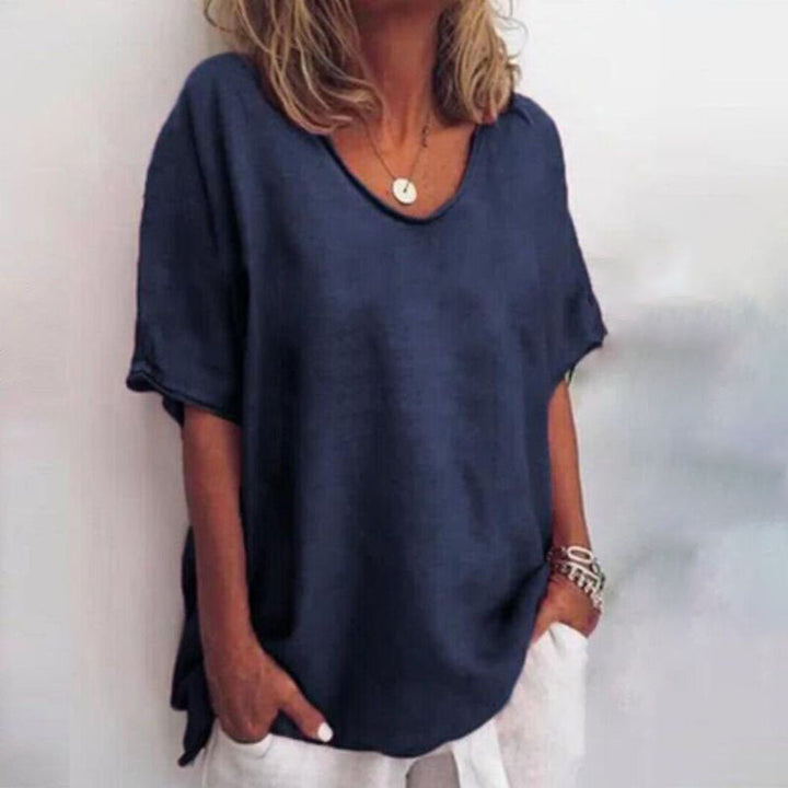 Valentina™ - Effortless Chic Relaxed Fit Top