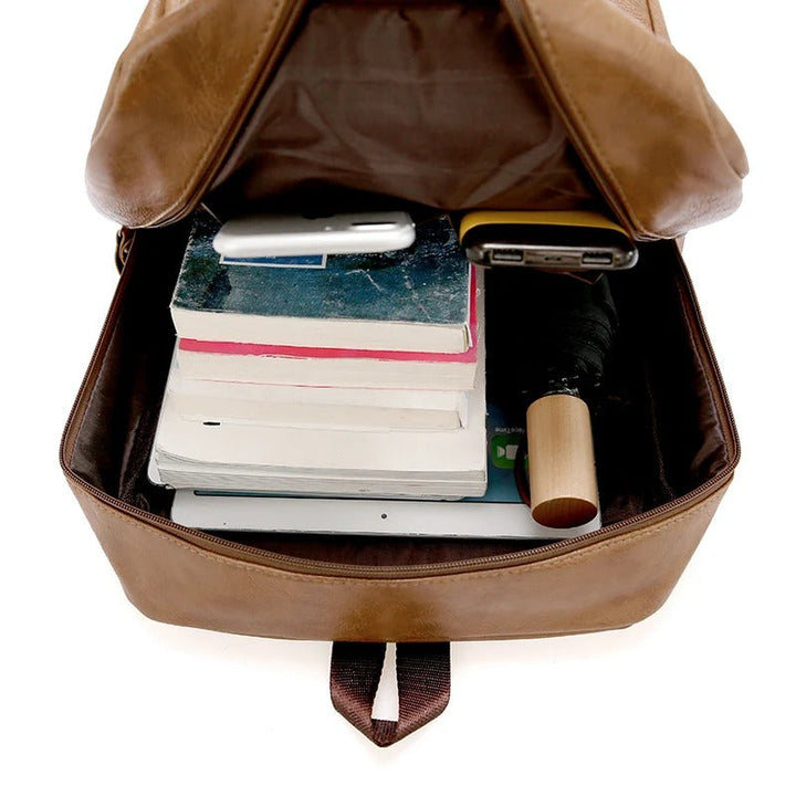 Luca | Stylish Leather Backpack for Men - Perfect for the Office