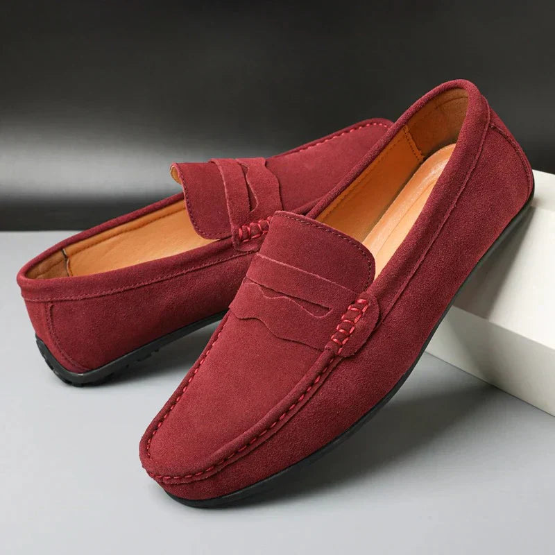 Luxurious Verona Suede Slip-On Loafers