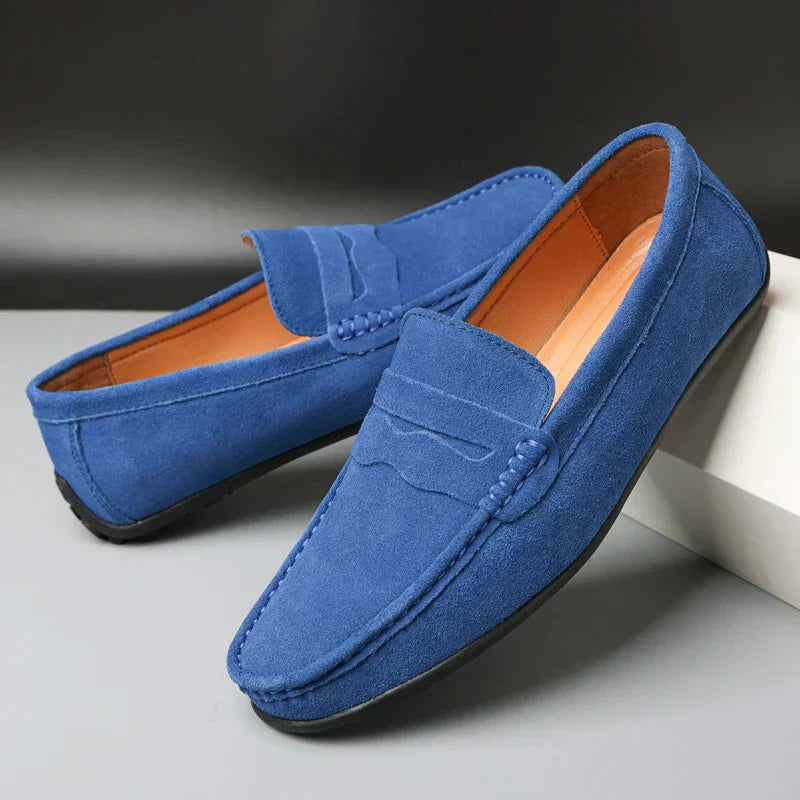 Luxurious Verona Suede Slip-On Loafers