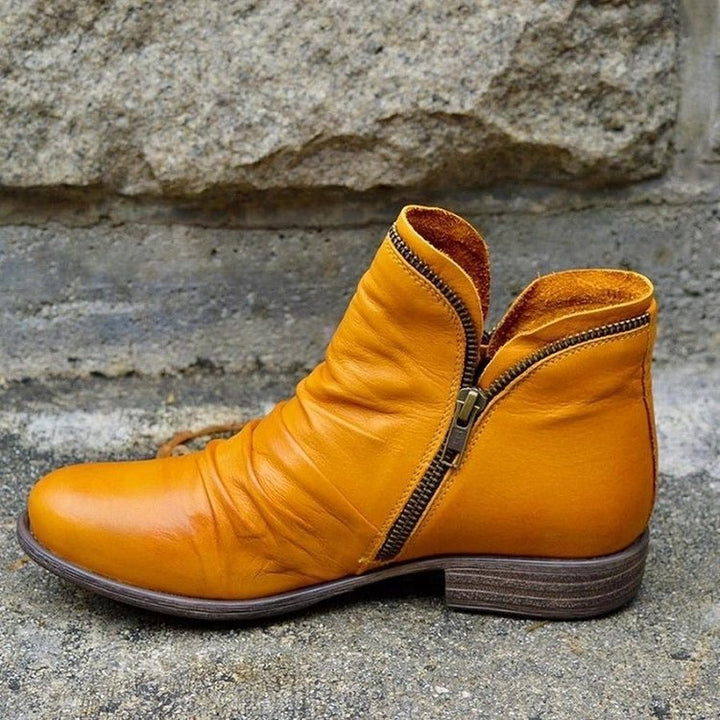 Sanne - Stylish Women's Leather Boots for a Chic Look