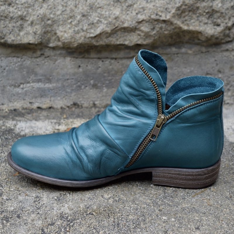 Sanne - Stylish Women's Leather Boots for a Chic Look