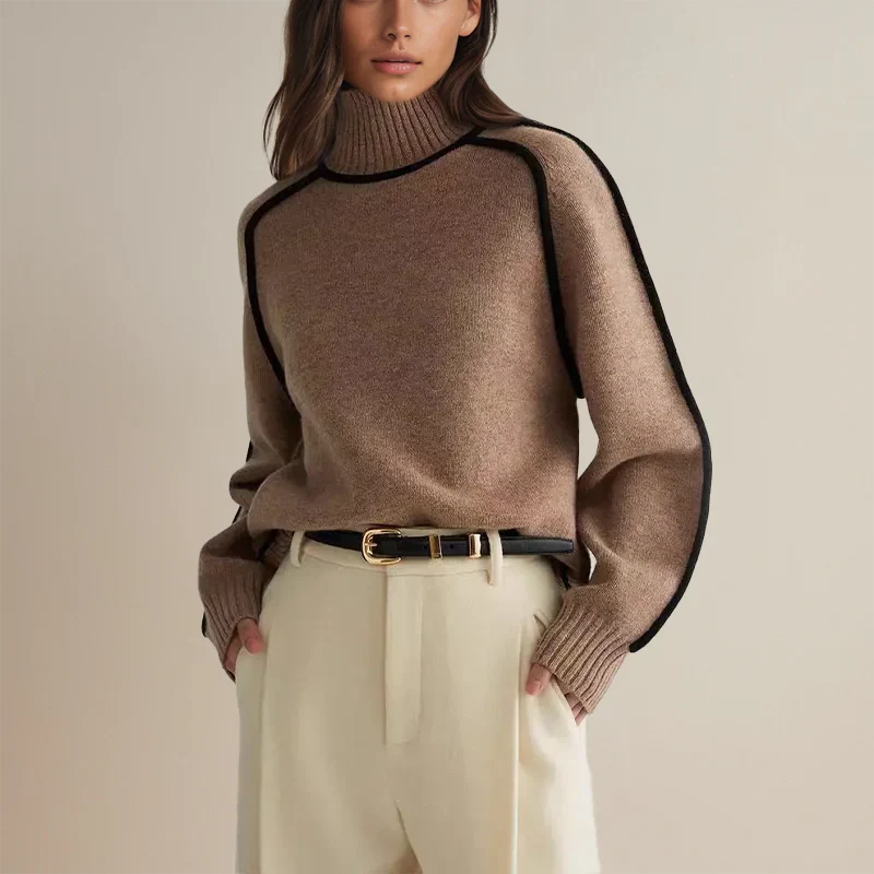 Zoe - Stylish Turtleneck Sweater